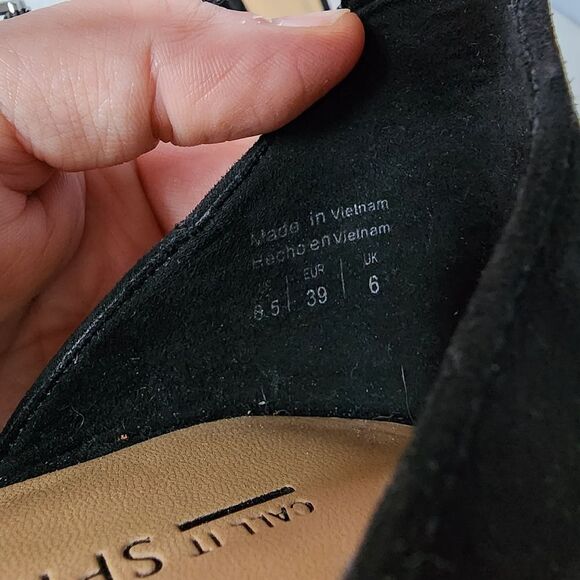 Call it Spring new without tags black strap open toe sandal women's size 8.5 - Picture 5 of 5